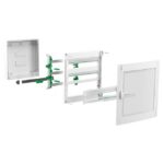 Coffret électrique saillie 2 rangées 24 modules, finition blanc, vue complémentaire 2