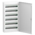 Coffret électrique en saillie 6 rangées porte pleine blanc – Image 2