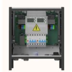 Borne de recharge voiture électrique double câble EV```, configuration visible, vue complémentaire 4