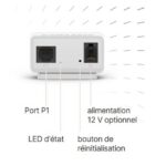 Module de suivi énergétique P1 pour compteur I1-P1-1, dimensions 55 × 55 × 26,6 mm, vue complémentaire 2