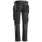 Pantalon de travail stretch poches holster gris 48, finition Gris acier, vue complémentaire 1