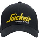 Casquette logo noire taille unique, en coton, vue complémentaire 2