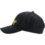 Casquette logo noire taille unique, en coton, vue complémentaire 6
