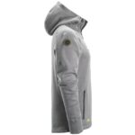 Sweat à capuche zippé FlexiWork gris XL, finition Gris/noir, vue complémentaire 3