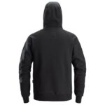 Sweat à capuche logo noir taille XL, vue complémentaire 1