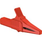 Pince de test de sécurité 4 mm rouge, configuration visible, vue complémentaire 1