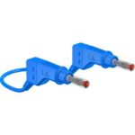 Cordon de connexion 4 mm 150 cm bleu, vue complémentaire 1