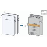 Support de montage batteries, dimensions 826 x 570 x 260 mm, vue complémentaire 1