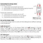 Compteur d'énergie triphasé 80A Modbus RS485, configuration visible, vue complémentaire 1