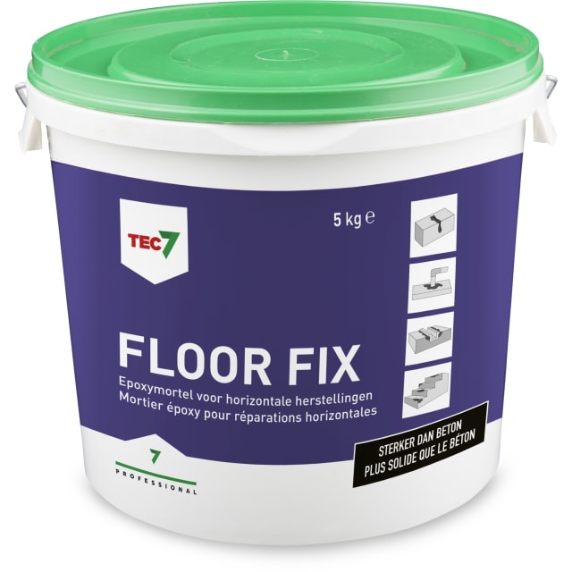 TEC 7 - Mortier d'époxyde Heavy Duty FLOOR FIX - seau 5kg - 602550000