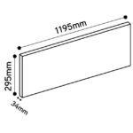 Panneau LED dimmable 36W 4000K UGR19 295x1195 mm – Image 3