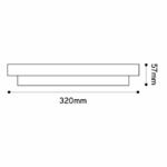 Plafonnier LED 32 cm 10-22W 3000K avec secours blanc – Image 2