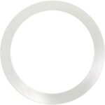 Anneau adaptateur downlight encastré blanc, en acier, vue complémentaire 1