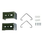 Kit de montage plafond suspension KATLA BL, finition acier inoxydable, vue complémentaire 1