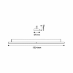 Réglette LED pour rail triphasé noire 4000K LT15614R120B – Image 2