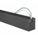 Suspension LED linéaire noir anti-éblouissement 40W 3000K, configuration visible, vue complémentaire 1