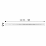 Suspension LED linéaire noir anti-éblouissement 40W 3000K, configuration visible, vue complémentaire 2