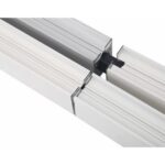 Suspension LED linéaire blanc 40W 3000K dimmable, configuration visible, vue complémentaire 1