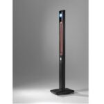 Chauffage infrarouge halogène noir 2100 W, dimensions 2020 x 330 x 520 mm, vue complémentaire 1