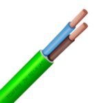 TOPCABLE - TOXFREE RZ1-K câble d'alimentation souple LSOH AD8 1kV Cca s1ad1a1 vert 2X2