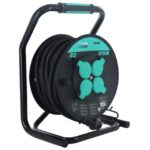 Enrouleur électrique 25 m 4 prises IP44 3G2,5, finition multicolore, vue complémentaire 1