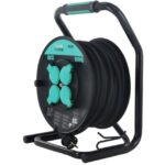 Enrouleur électrique 25 m 4 prises IP44 3G2,5, finition multicolore, vue complémentaire 2
