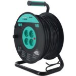 Enrouleur électrique 40 m 4 prises IP20, finition multicolore, vue complémentaire 2