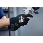 Gants de travail nylon spandex nitrile noir taille L, surface autre, vue complémentaire 1