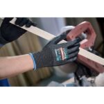 Gants anti-coupure HPPE nitrile noir taille 9/L, surface autre, vue complémentaire 2