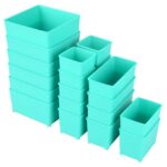 Boîte de rangement à compartiments plastique, finition autre, vue complémentaire 2