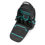 Sac à dos ordinateur 21 compartiments 360x210x480 mm, finition noir, vue complémentaire 3