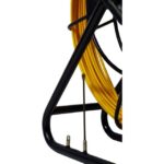 Tire-fil en fibre de verre 50 m 6 mm avec dérouleur, finition jaune, vue complémentaire 4