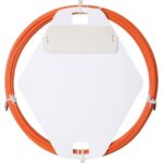 Tire-fil nylon acier 20 m 4 mm orange sans dérouleur, configuration visible, vue complémentaire 1