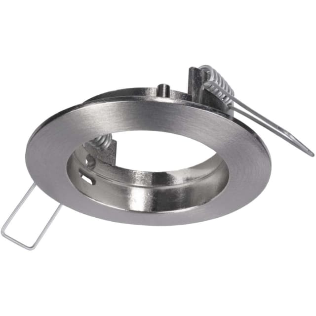 UNI-BRIGHT - Masters Fixe spot enc. GU10 fer brossé Ø64mm 80mm ressorts excl. lamp - 601616