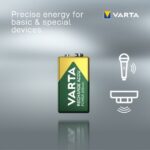 Pile rechargeable 9V 8,4V 200mAh NiMH 56722.101.401 – Image 3