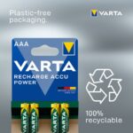 Pile rechargeable AAA 1,2V 1000 mAh NiMH HR03 – Image 5
