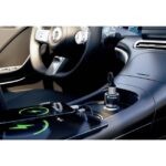 Chargeur voiture USB-C USB-A 45W Power Delivery QC, finition Noir, vue complémentaire 3