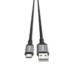 Câble USB-A vers USB-C charge et synchro 2 m, configuration visible, vue complémentaire 2