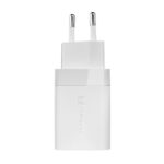 Chargeur secteur rapide 38W GaN USB-A USB-C, finition Blanc, vue complémentaire 2
