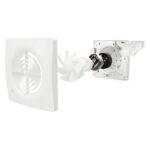 Ventilateur de salle de bain Supra 100 TM, dimensions 160 x 160 x 22 mm, vue complémentaire 1