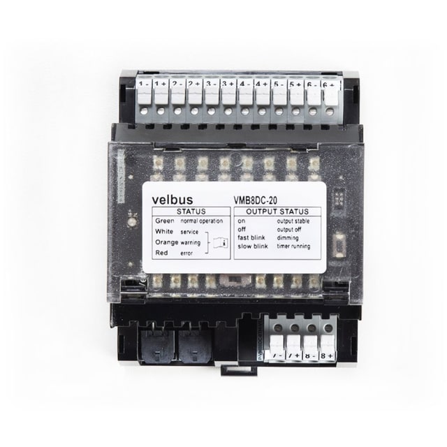 Velleman - Contrôleur De Variateur Universel À Huit Canaux 0/1-10 V - VMB8DC-20