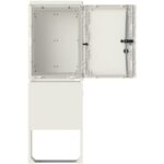 Armoire trottoir polyester IP44 IK10 EH3 1200 mm, finition gris, vue complémentaire 1