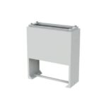 Socle polyester pour coffret EH3 EH6 DIN, finition gris, vue complémentaire 2