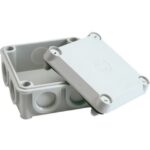 Boîte de dérivation vide 6-10 mm² IP54, finition gris, vue complémentaire 1