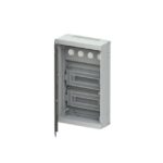 Coffret multimédia 54 modules IP40, finition gris, vue complémentaire 2