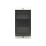 Coffret électrique vide 4 modules IP40, finition gris, vue complémentaire 1