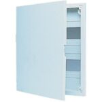 Cadre avec porte opaque Fix-o-Rail, finition blanc, vue complémentaire 1