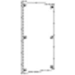 Vynckier (ABB) - EH2 Colonne de distribution Plaque de montage Pertinax pour NB avec montage 450x - 4TBE842000C0100