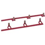 Peigne de raccordement isolé 2P 14M rouge, vue complémentaire 1