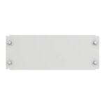 Plaque de fond DIN EH3 757x285x3 mm, finition gris, vue complémentaire 1
